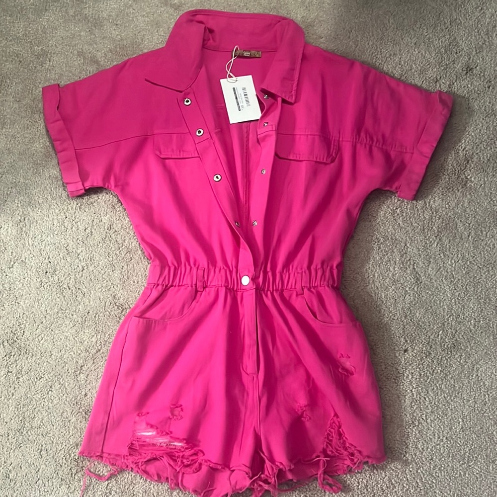 Pink romper
